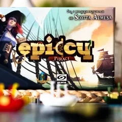 Mali piraci szykują się na epickie przygody na morzu. Gra planszowa "Mali epiccy wikingowie" wciągnie Cię w wir morskich opowieści.